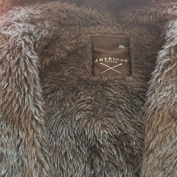 Grey Hooded Cardigan Sweater - Picture 4 of 5